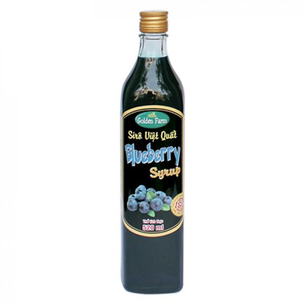 Siro Blueberry (Việt Quất) - Golden Farm - 520ml