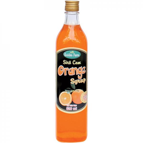 Siro Orange (Cam)- Golden Farm - 520ml